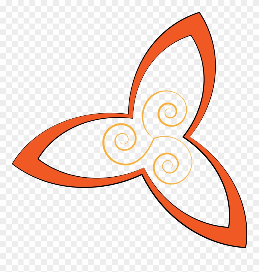 Triangle Celtic Orange - Celts Clipart