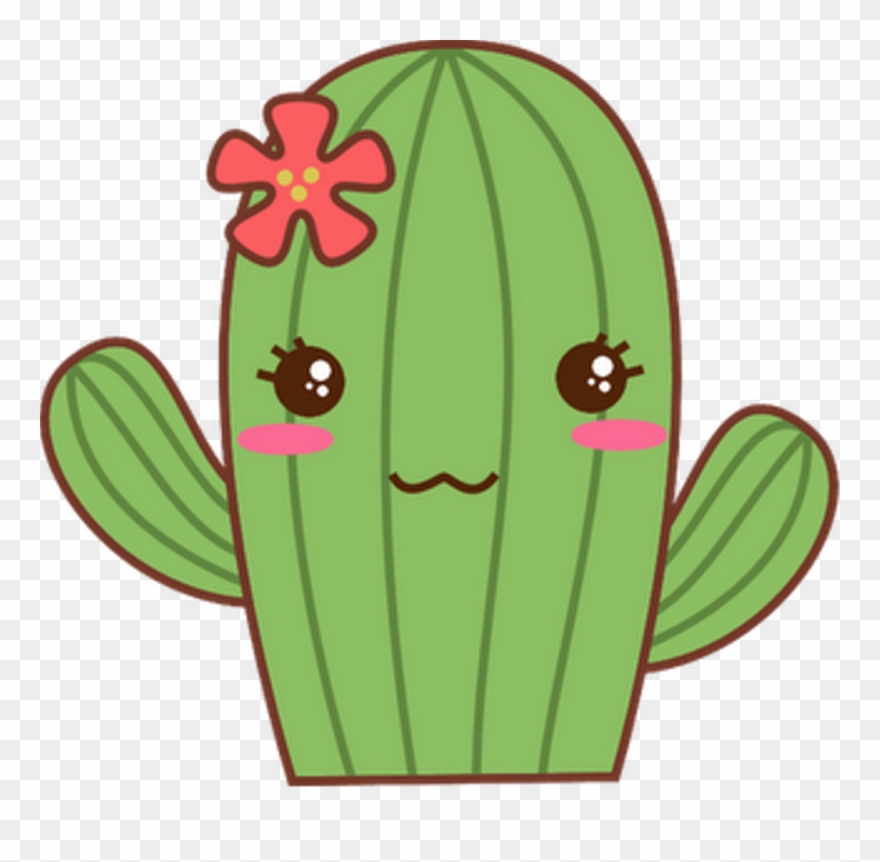 Png Remixit Freetoedit Interesting Cactus Flower Face - Cactus Png Clipart