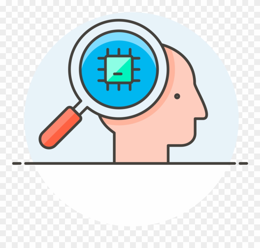 Chip Head Icon - Circle Clipart