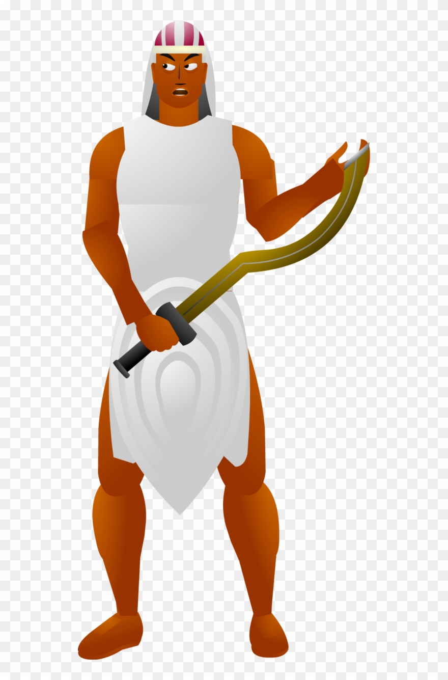 636 X 1254 6 - Egyptian Soldier Png Clipart