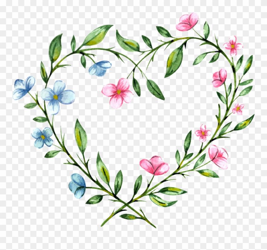 Frame Frames Ftestickers Flower Flowers Floral Wreath - Plakat Dla Babci I Dziadka Clipart