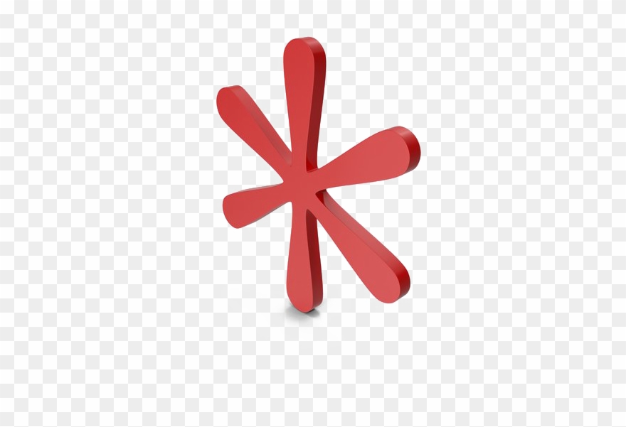 Asterisk Png Transparent Picture - Cross Clipart