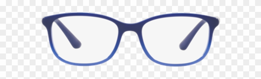 Glasses Clipart Hipster - Blue Vogue Glasses Frames - Png Download