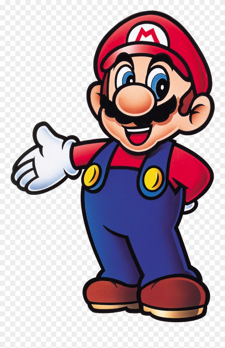 Transparent - Cartoon Super Mario Png Clipart