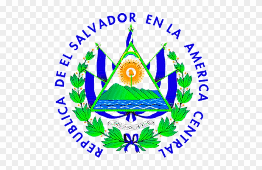 Bleed Area May Not Be Visible - El Salvador Flag Drawing Clipart