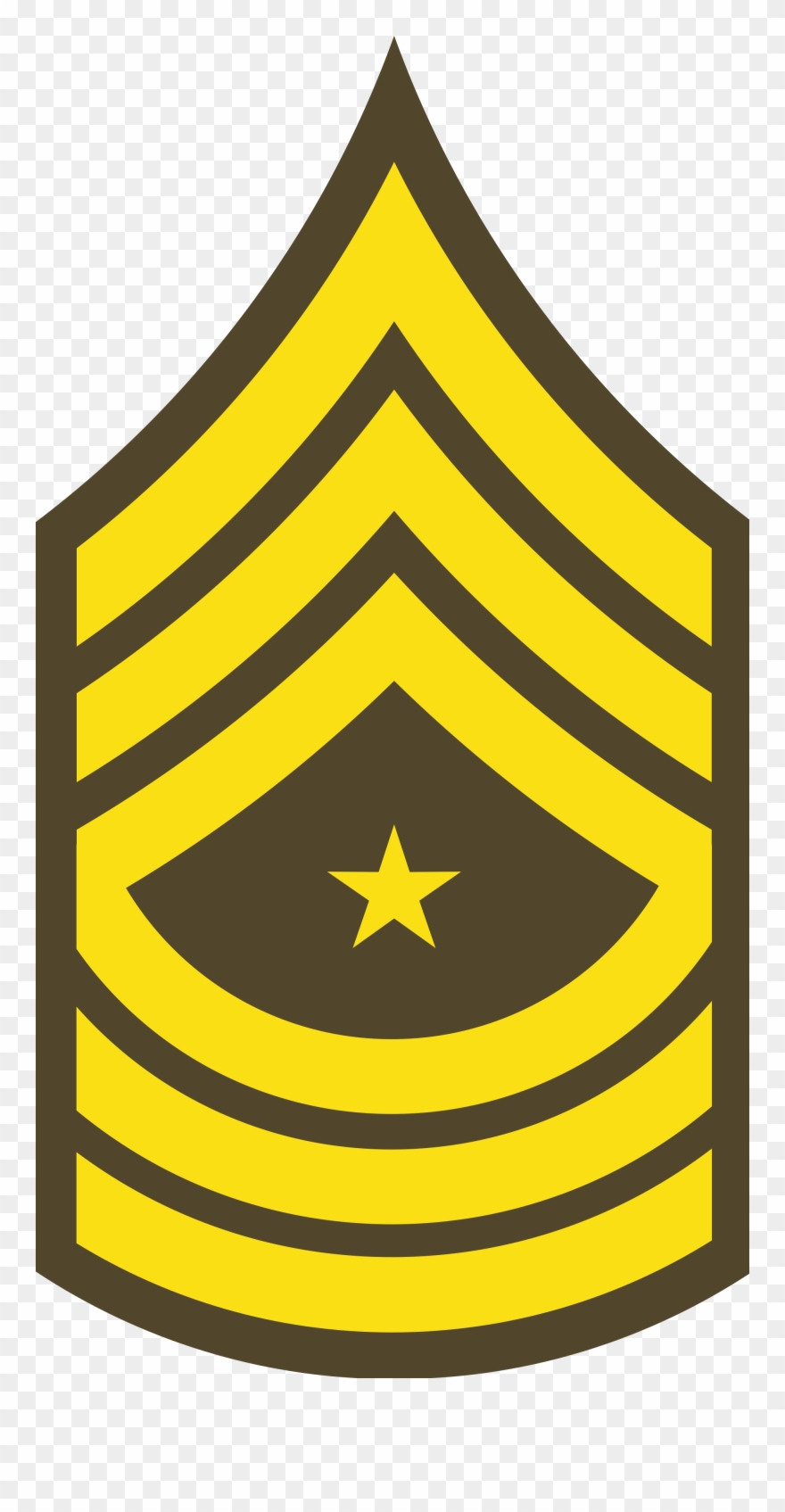 Open - Sergeant Major Of The Army Insignia Clipart