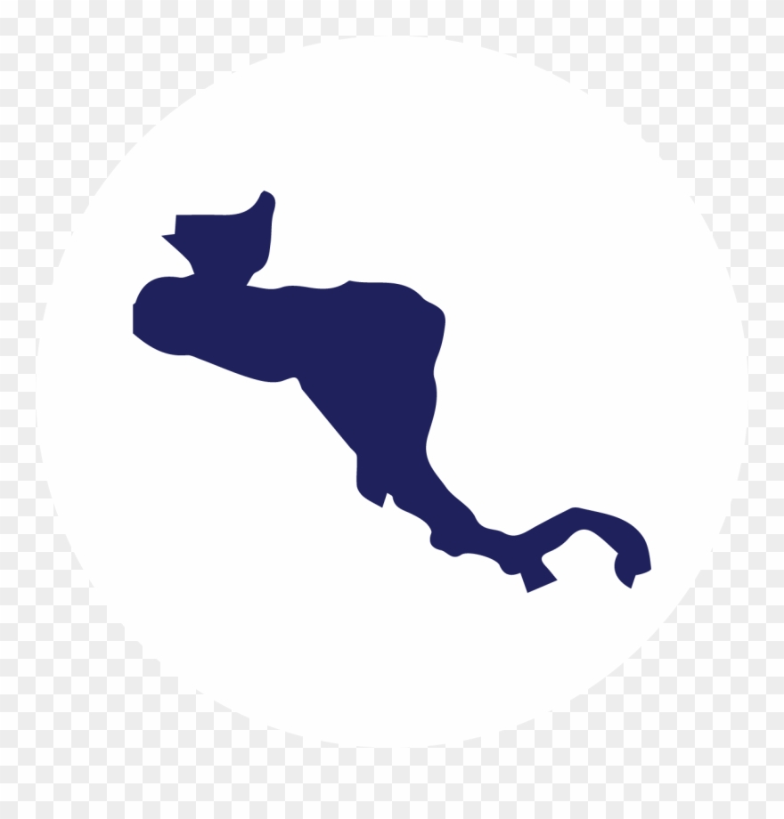 The Central American Group - Central America Silhouette Clipart