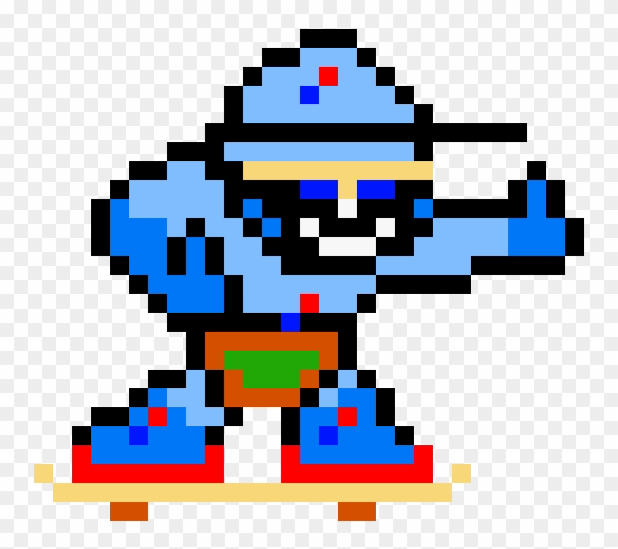 Piskelapp - 16 Bit Mega Man Clipart