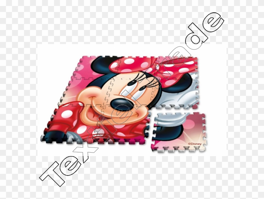 Minnie Foam Puzzle /mat - Tapis Mousse Puzzle Minnie Clipart