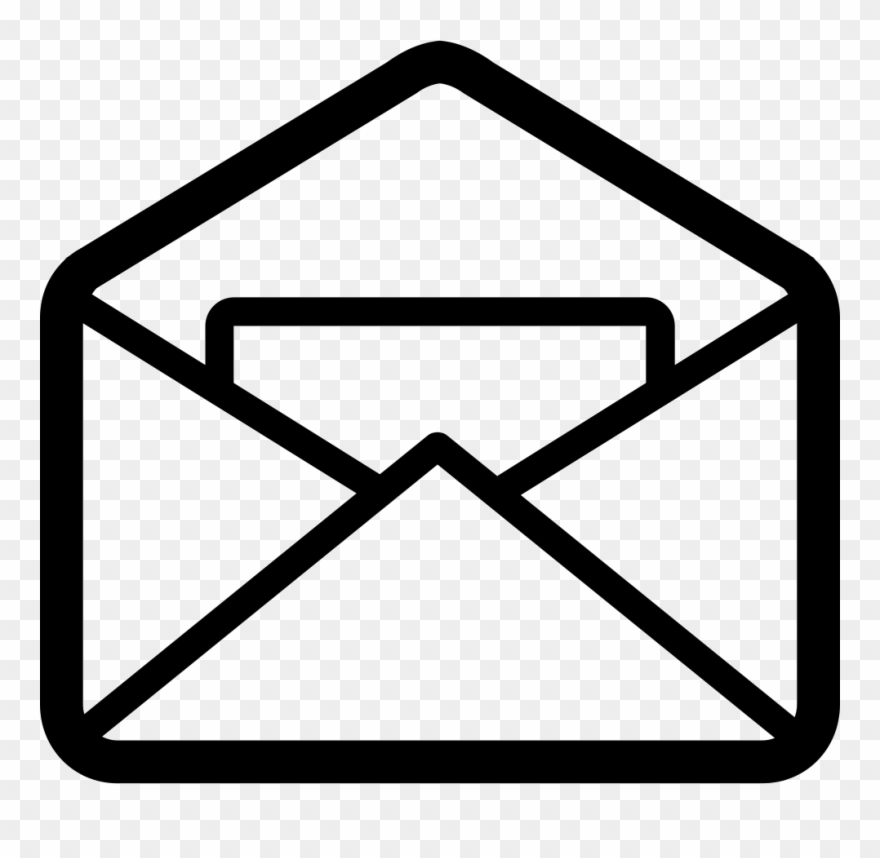 Open Email Comments - Open Email Icon Png Clipart