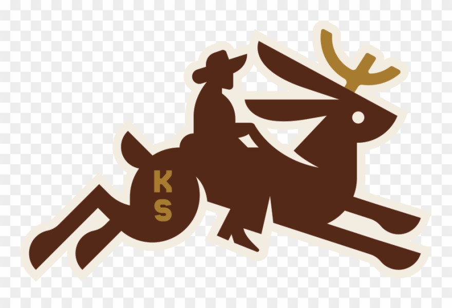 Jackalope Sticker - Illustration Clipart