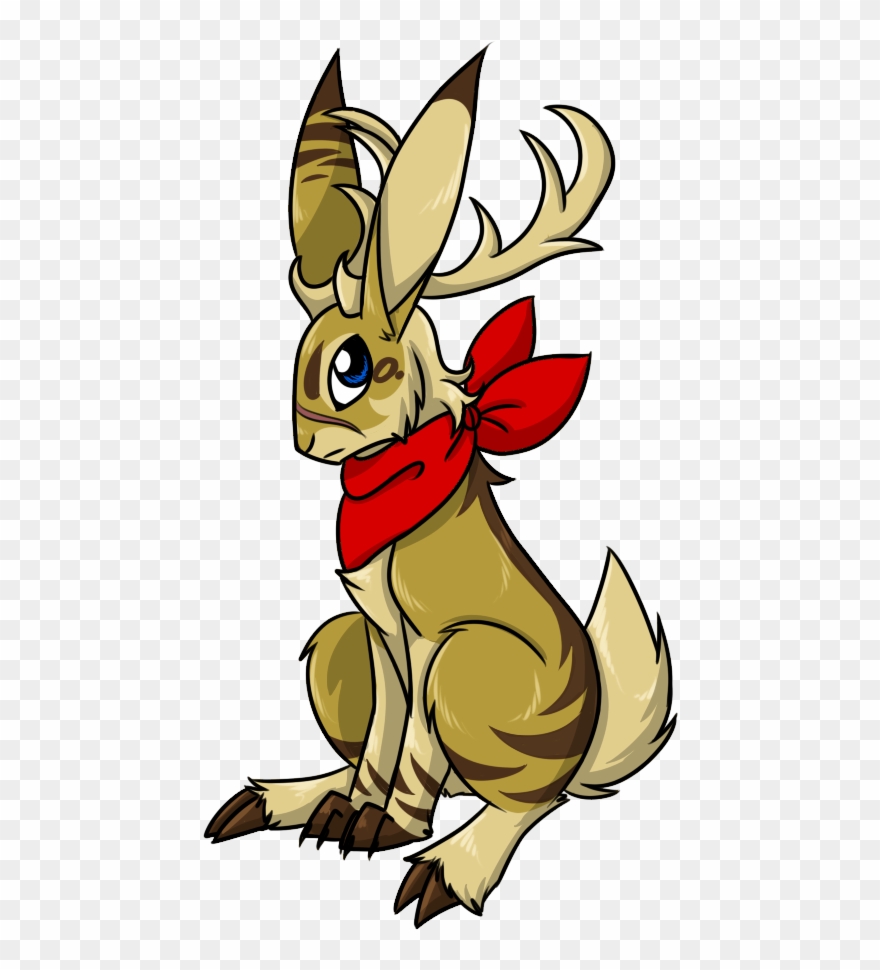 Tim Jackalope Re-drawn - Cartoon Clipart