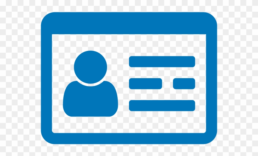 Smile For Your Id Card - Icon Address Card Png Clipart