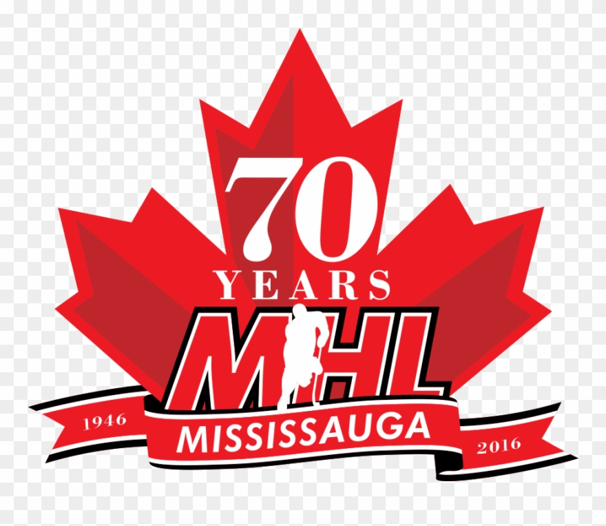 Mhl Logo 70th Fc Rgb - Red Maple Leaf Clip Art - Png Download