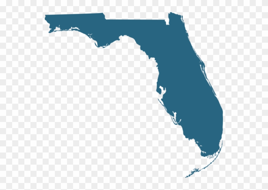 Florida Map Transparent Clipart