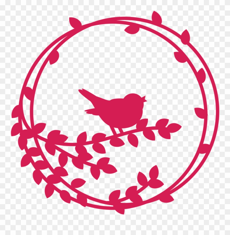 Bird In Circle - Circle Clipart