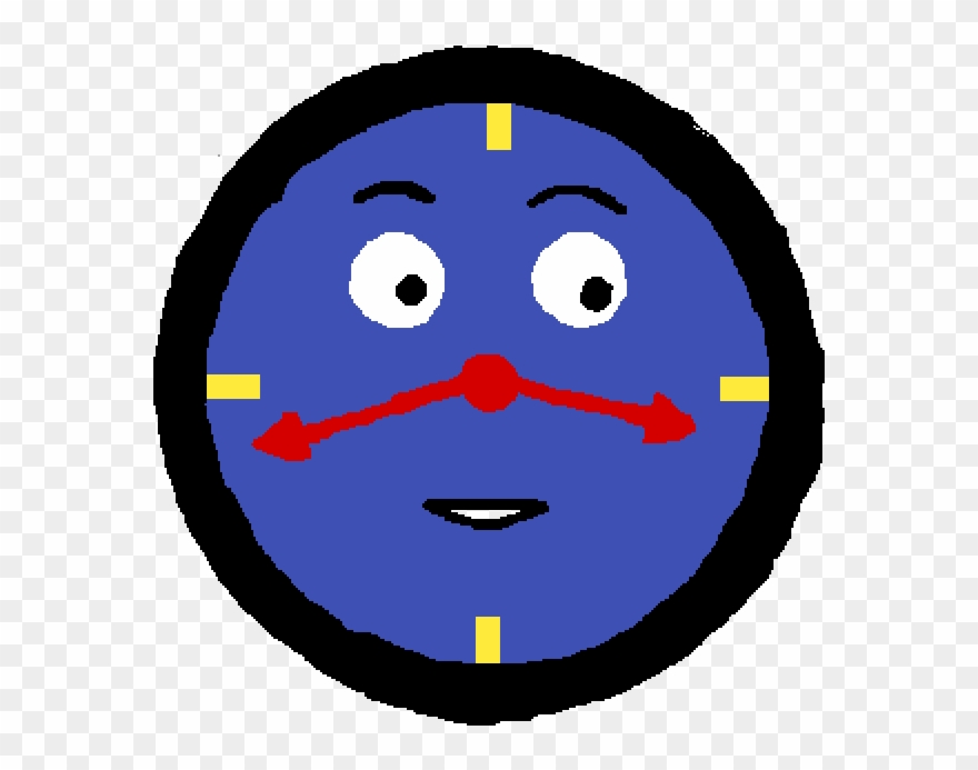 Tony The Clock - Smiley Clipart