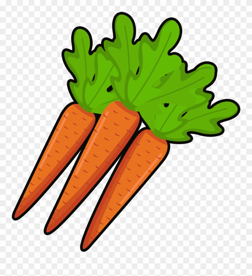 Vegetables Simple Hand Drawn Cartoon Png And Psd - Baby Carrot Clipart