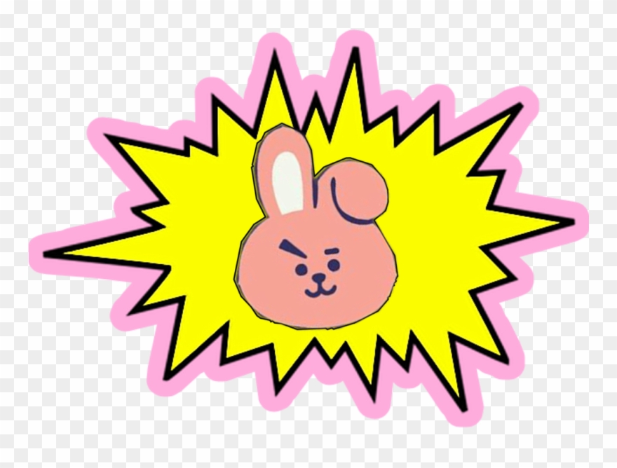 This Is So Bad, I'm Wheezing😂😂 Cooky Bt21cooky Jungko - Pop Art Bubble Vector Clipart