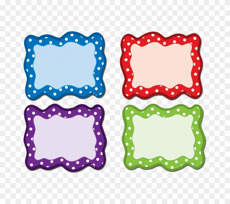 Polka Dots Blank Cards Magnetic Accents - Circle Clipart