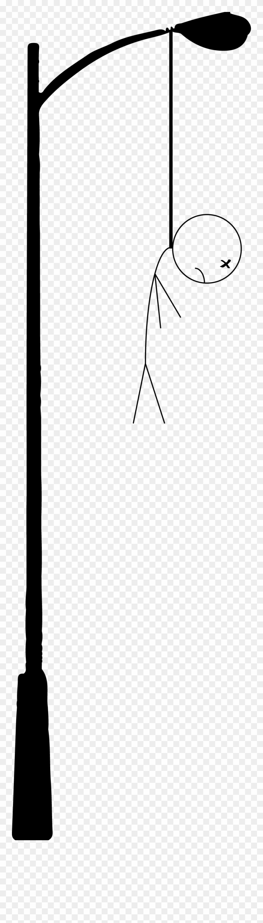 Hangman Stage - Line Art Clipart