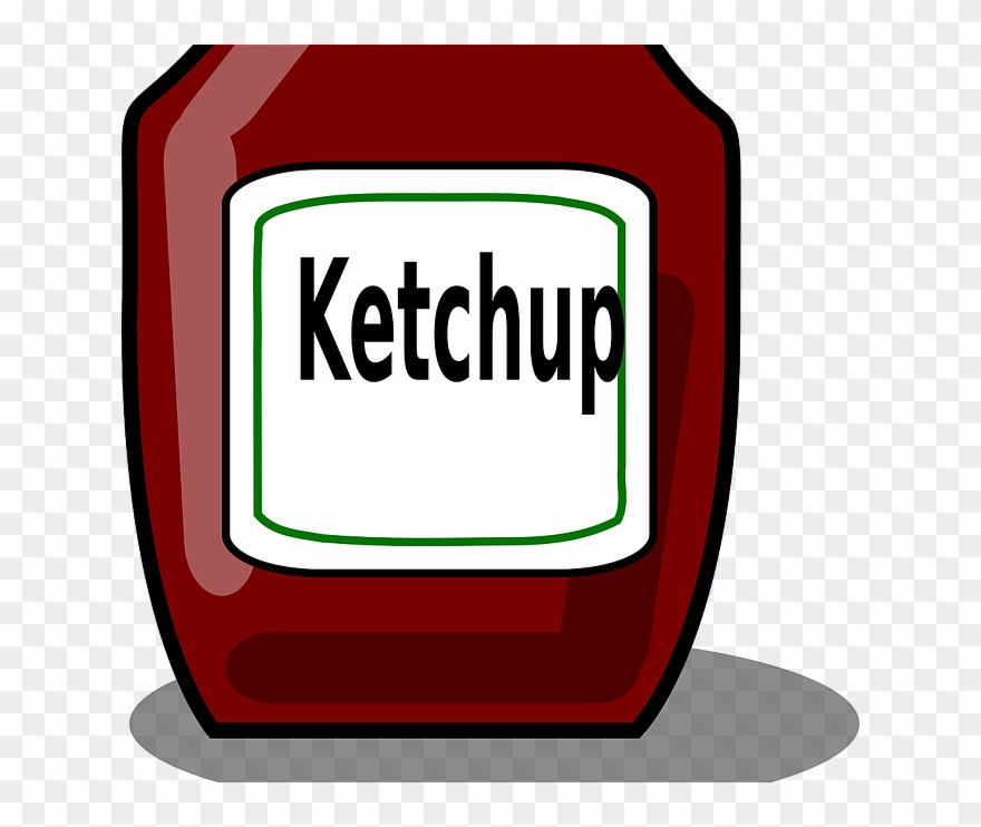 Frye - Cartoon Ketchup Bottle Clipart
