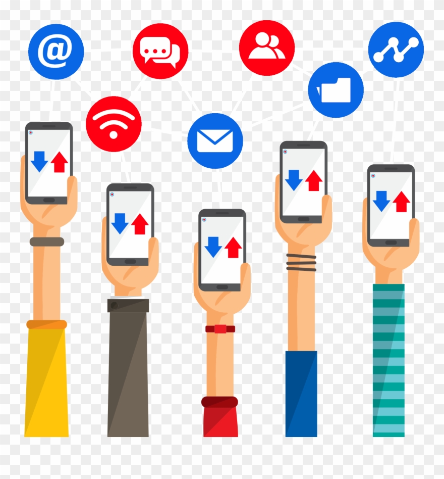 Jormall Sms - Internet Telephone Vector Clipart