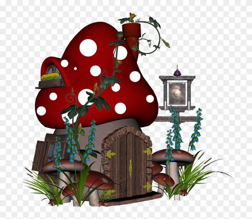Mushroom Clipart, Mushroom House, Stuffed Mushrooms, - Illustration - Png Download