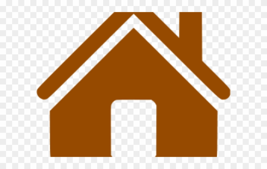 Home Icons Brown - Vector Casa En Png Clipart