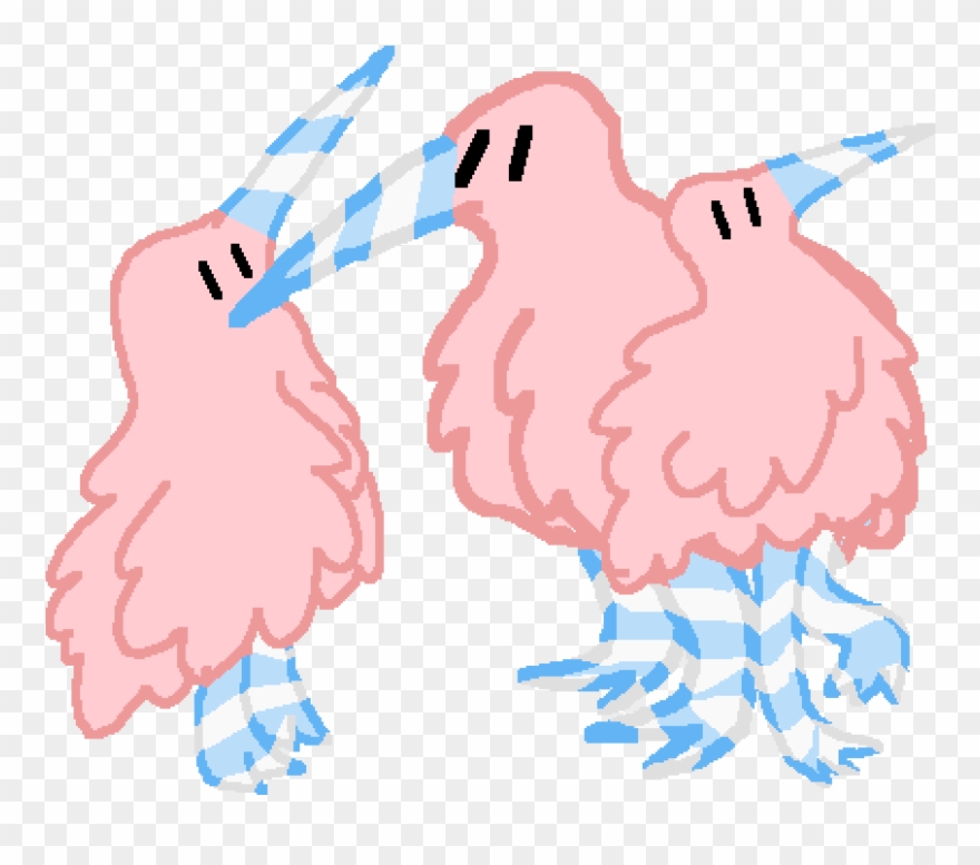 Cotton-candy Kiwi Birds - Turkey Clipart