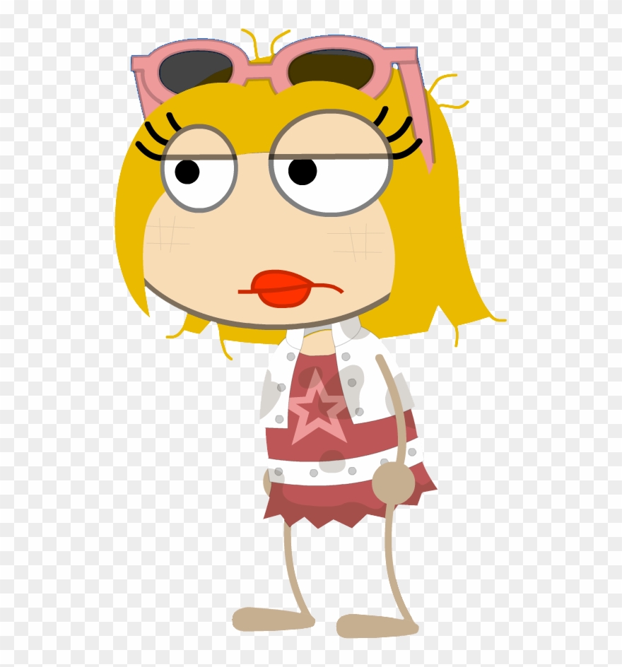 Rub Balloon On Hair Cartoon Clipart