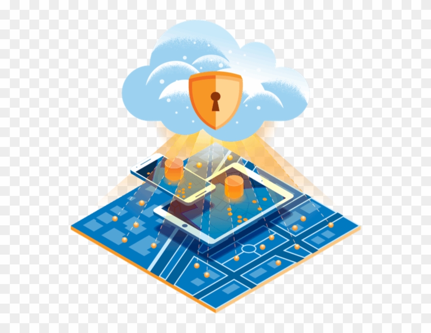 Maps And Data Illustration - Illustration Clipart