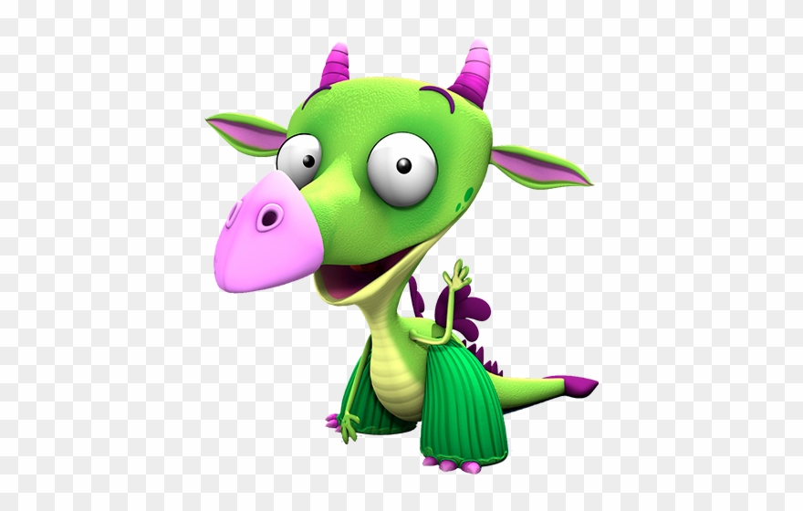 Draco Es Un Adorable Personaje Que Enseña A Los Más - Baby Tv Characters Draco Clipart