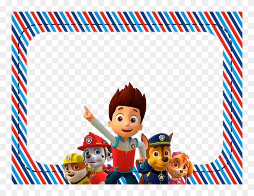 Marco De Foto Patrulla Canina - Etiquetas De Paw Patrol Para Imprimir Clipart