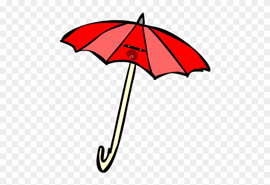 Red Umbrella0001 Red Umbrella0002 - Umbrella Clipart