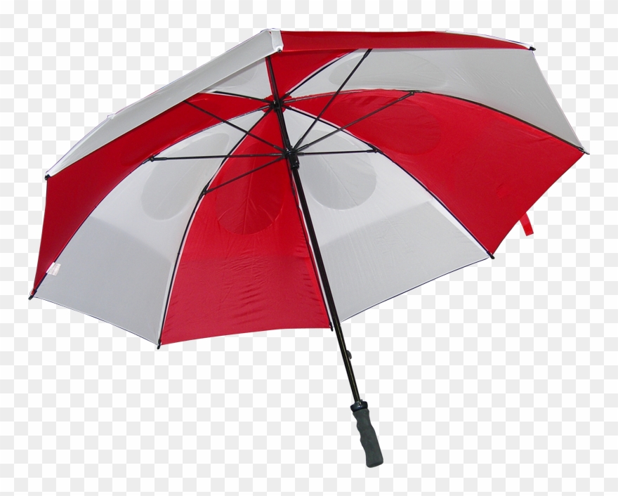 Red And White Umbrella Transparent Clipart