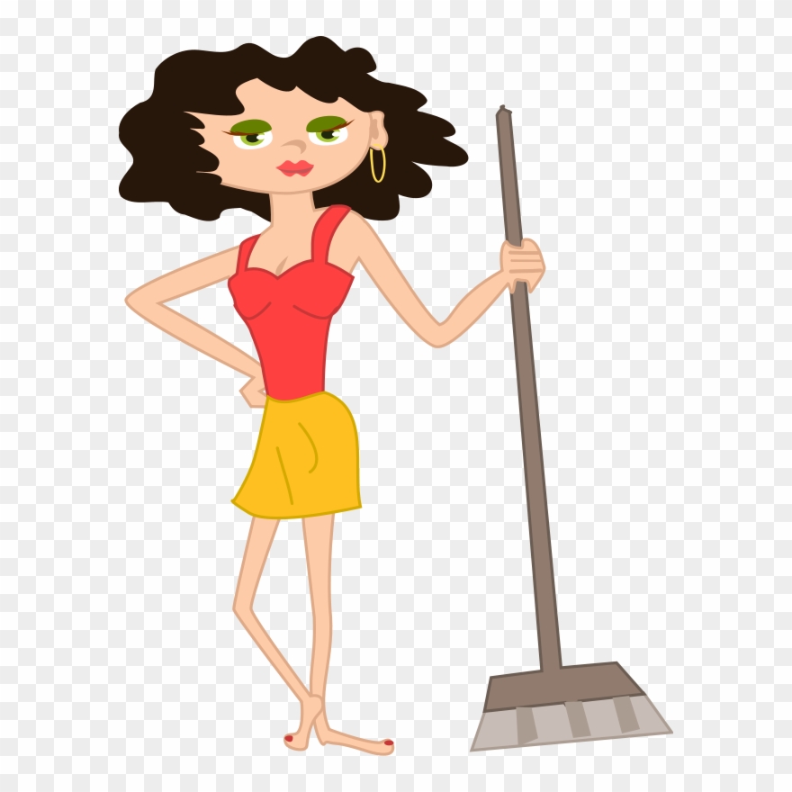 Clipart Of Ie, Sara And Dk - Cleaning Bed Cartoon - Png Download