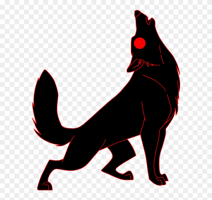 Wolf Clip Art - Cartoon Wolf Png Howling Transparent Png