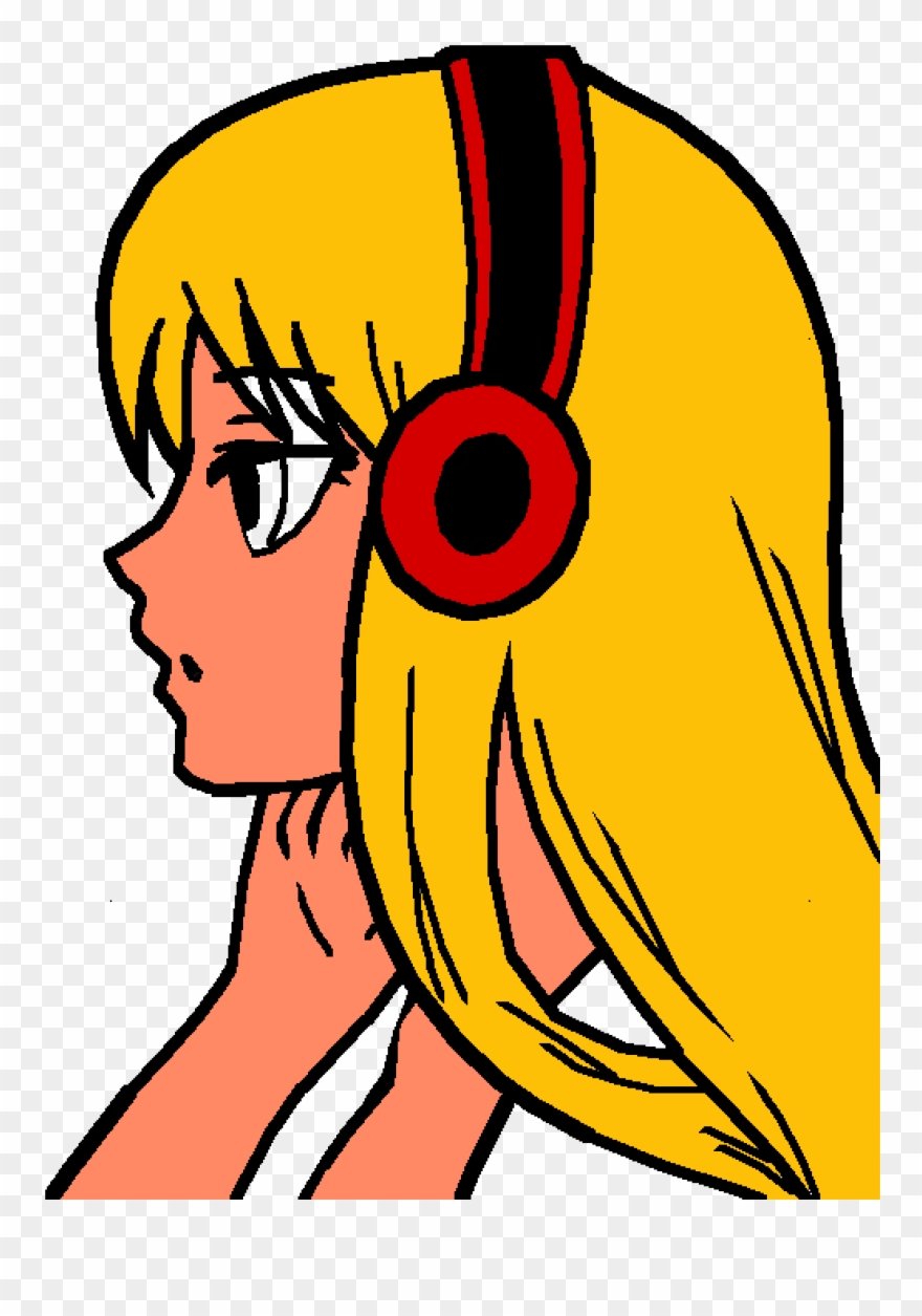 Nice - Anime Girl Base With Hair Clipart