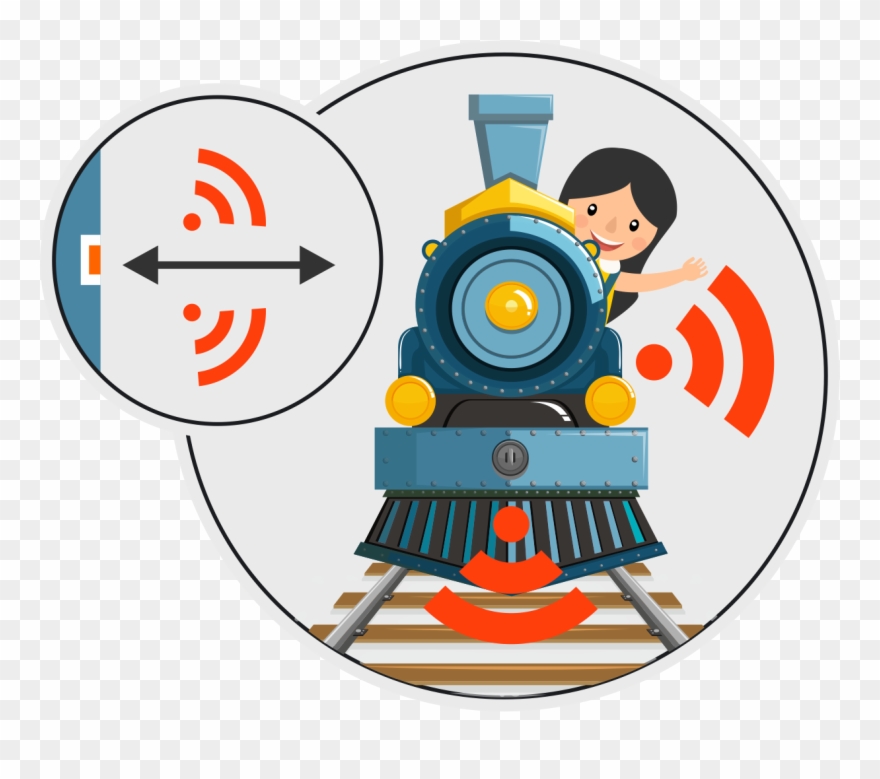 Sensoren In Der Front Und An Den Seiten Clipart