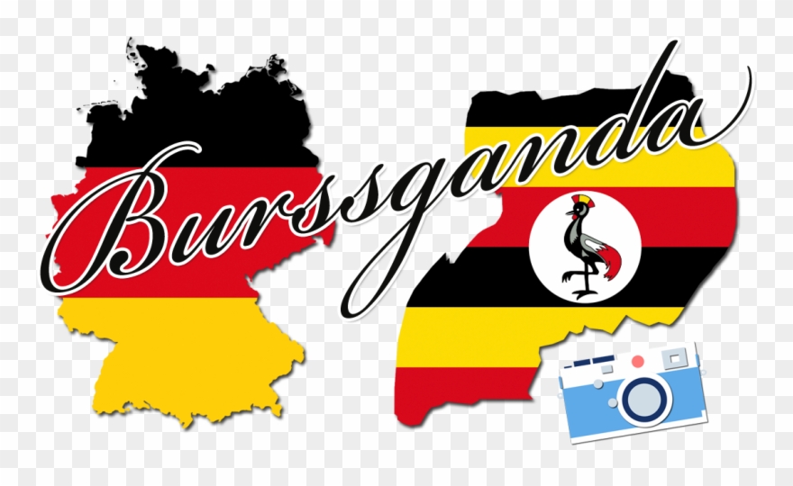 Tobias Weltwaerts In Uganda - Isolated Map Of Germany Clipart
