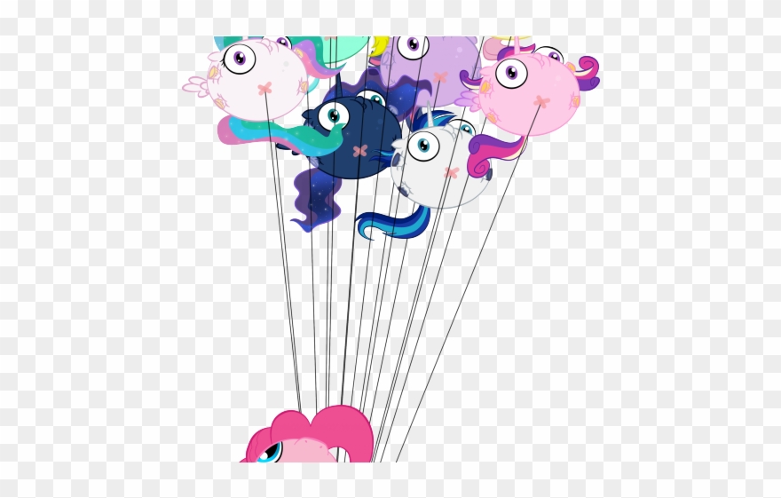 My Little Pony Clipart Balloon - Cartoon - Png Download
