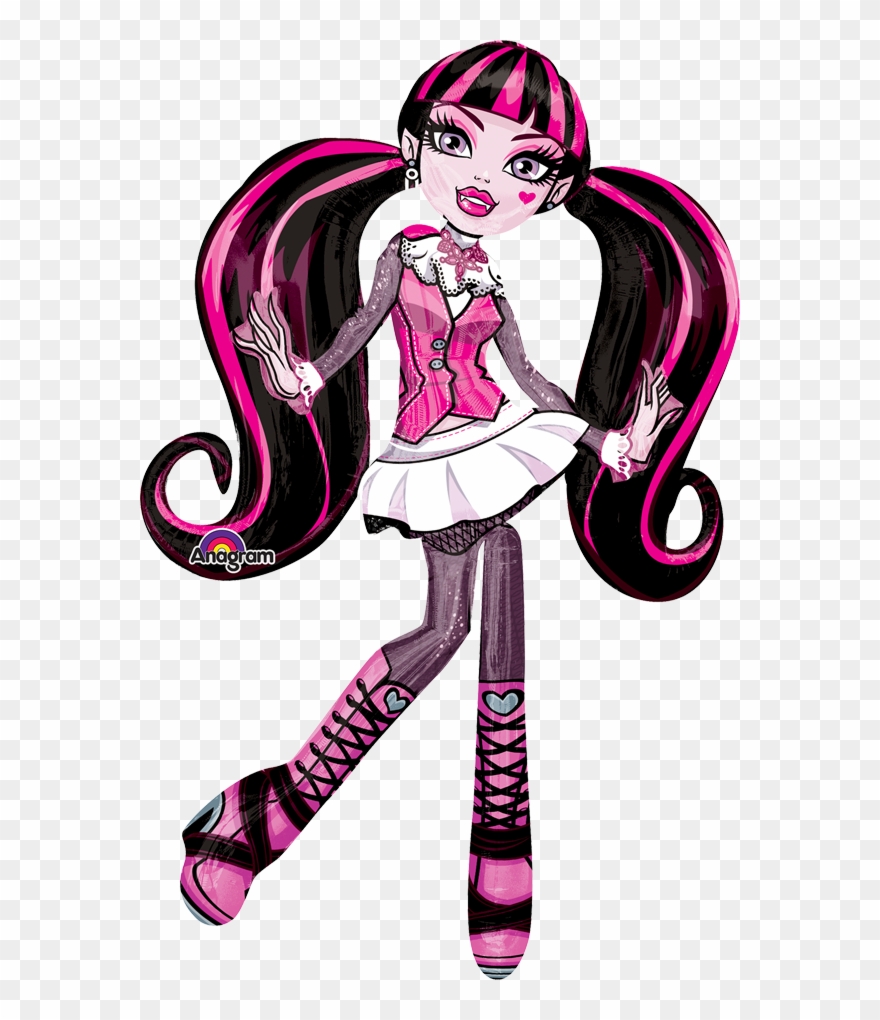 Draculaura 36s - Monster High Balloons Clipart