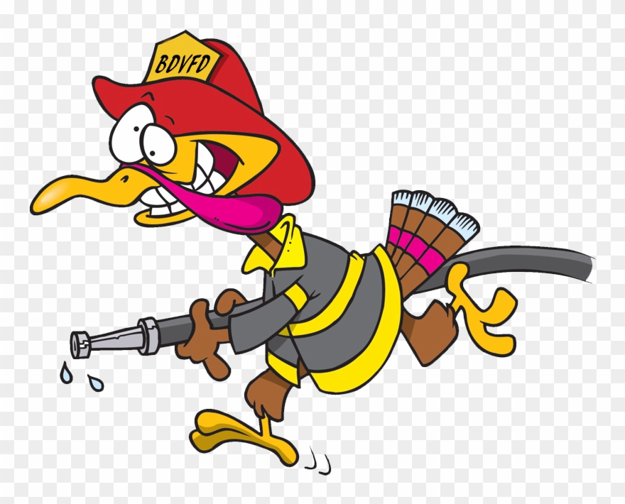 You Can Also Share Our Social Media Cards To Remind - Firefighter Turkey Clipart