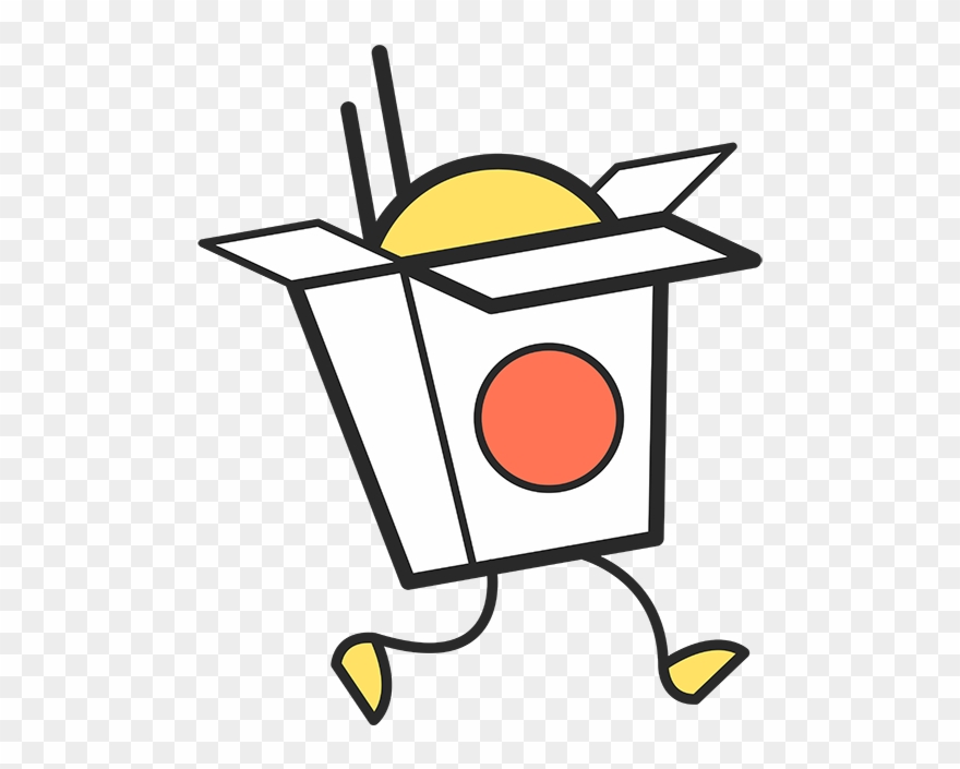 All Food Is Made Fresh To Order - Food Delivery Logo Design Clipart