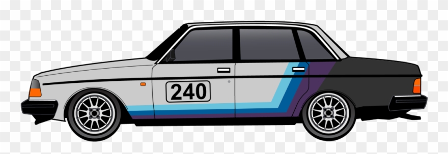 1992 Volvo - City Car Clipart