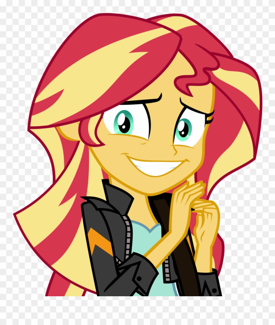 Shoulder Clipart Girl Smile - Sunset Shimmer Equestria Girl Png Transparent Png