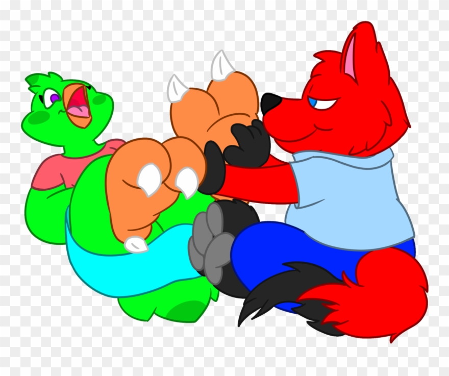 Emily's Ticklish Feet - Cartoon Clipart