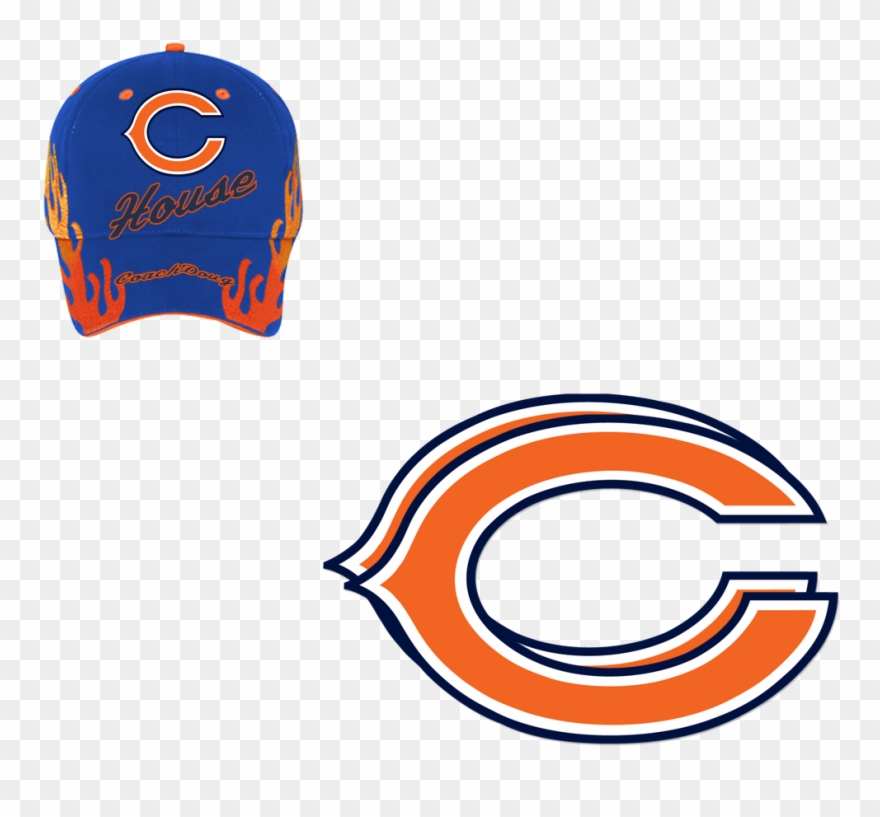 Pre Embroidered Sandwich Visor Otto Cap 87 - Chicago Bears Clipart