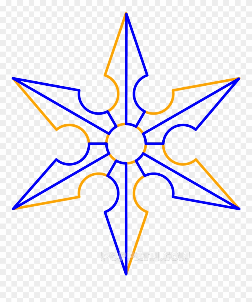 Weapons Shuriken 4 - Circle Clipart